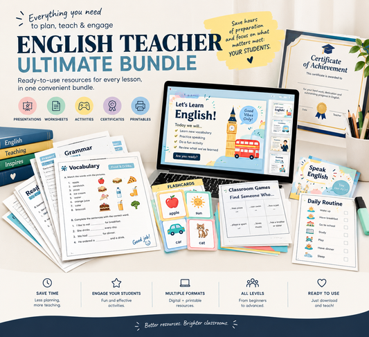 ENGLISH TEACHER | ULTIMATE BUNDLE